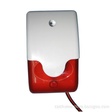 Piezo Siren With Strobe Flasher for Burglar Alarm System (CV-SB103)